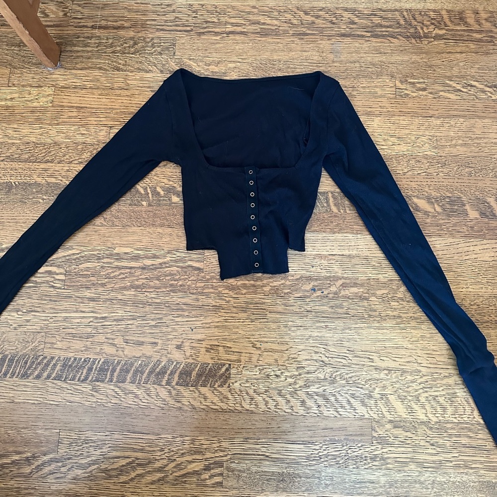 ARE YOU AM I LONG SLEEVE TOP